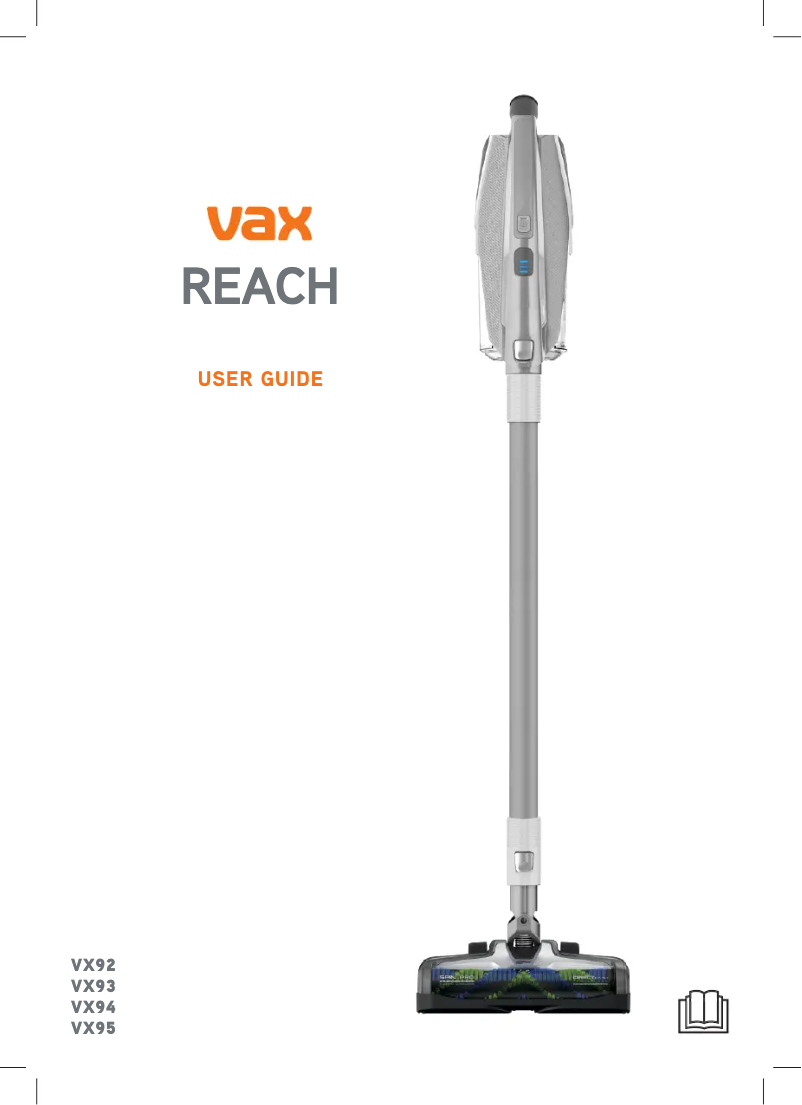 Image de la première page du manuel de l'appareil Reach VX93