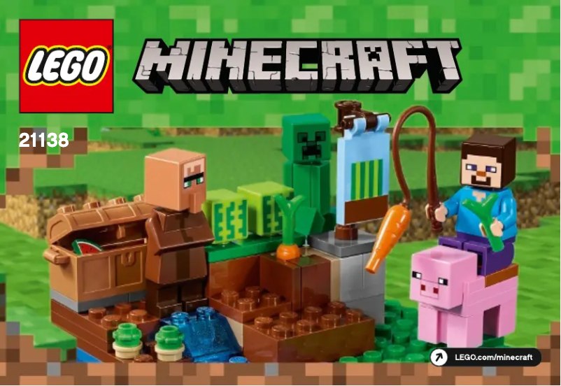 Page n°1 - Consignes visuelles Lego Minecraft 21138
