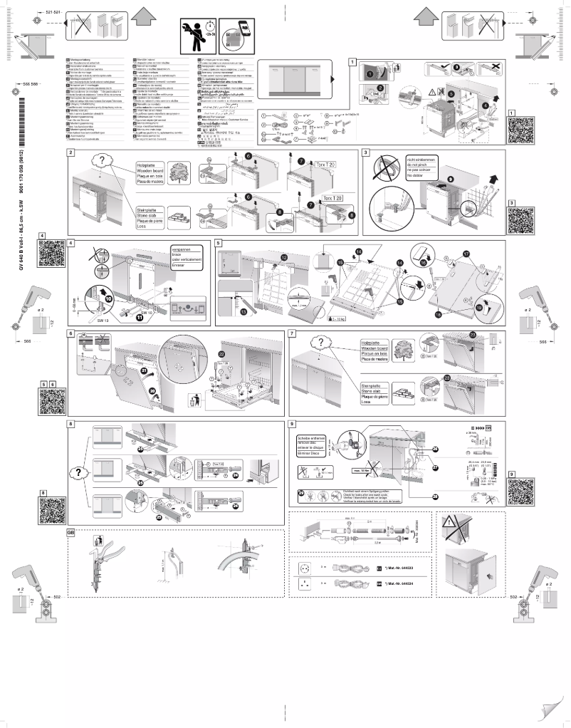 Page 1 de la notice Instructions / montage Constructa CG5B05V9