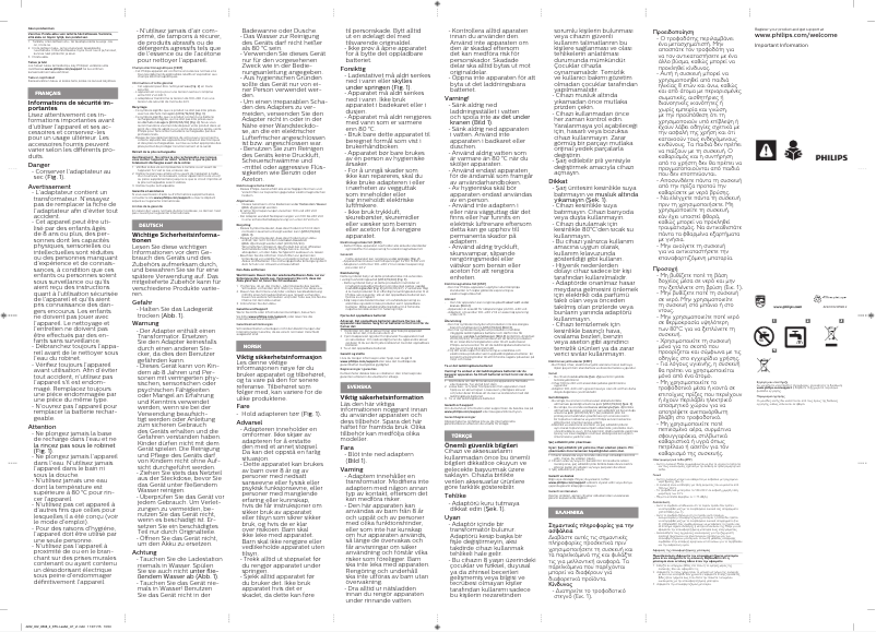 Page 1 de la notice Manuel utilisateur Philips Series 5000 QG3371