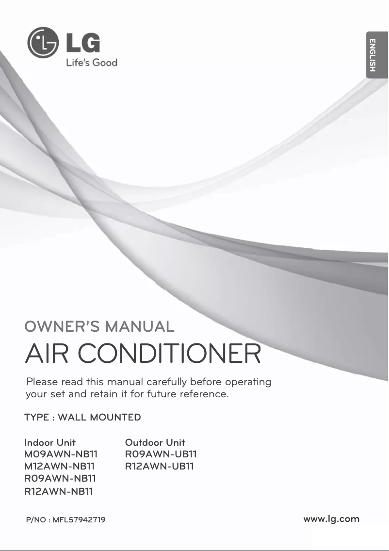 Página 1 del manual Manual de usuario LG M12AWN-NB11