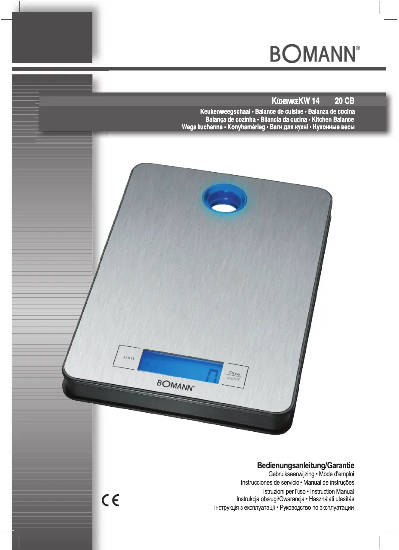 Page n°1 - Manuel utilisateur Bomann KW 1420 CB