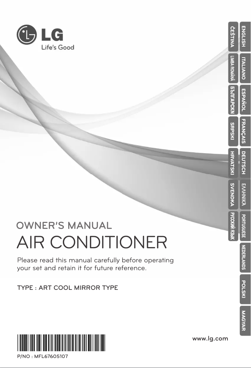 Page 1 de la notice Manuel utilisateur LG ARNU15GSEV2