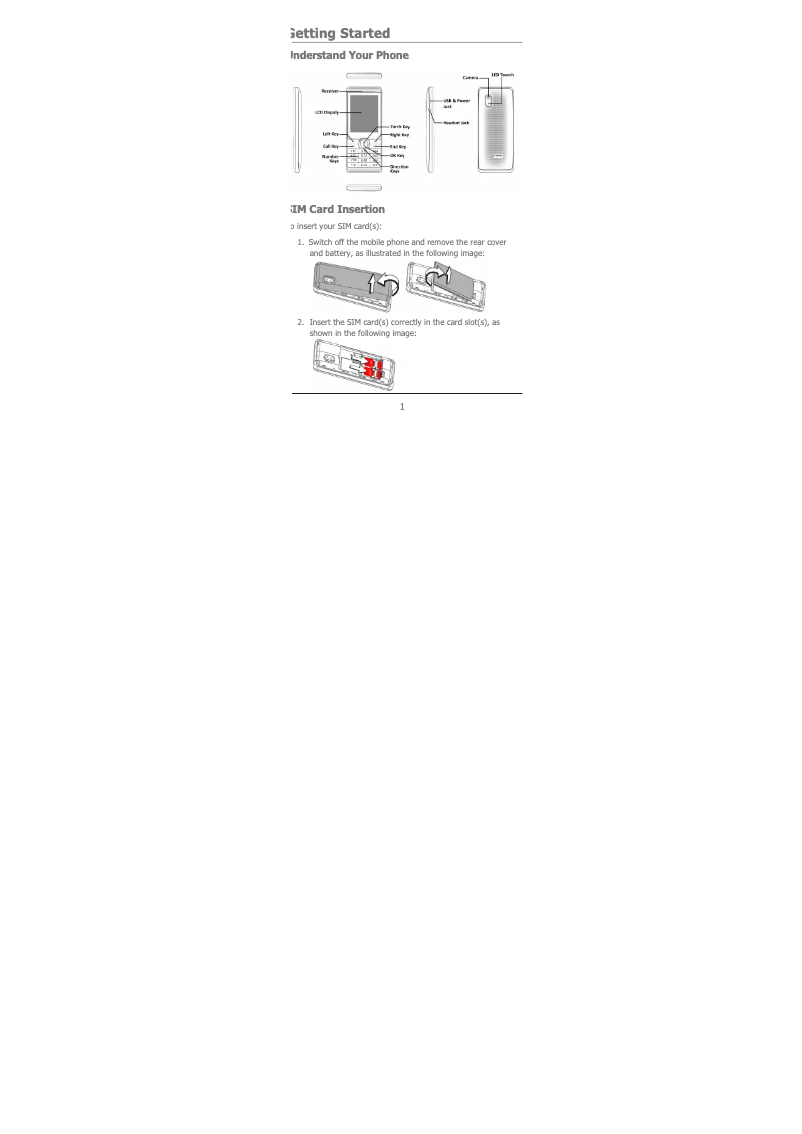 Image de la première page du manuel de l'appareil X249