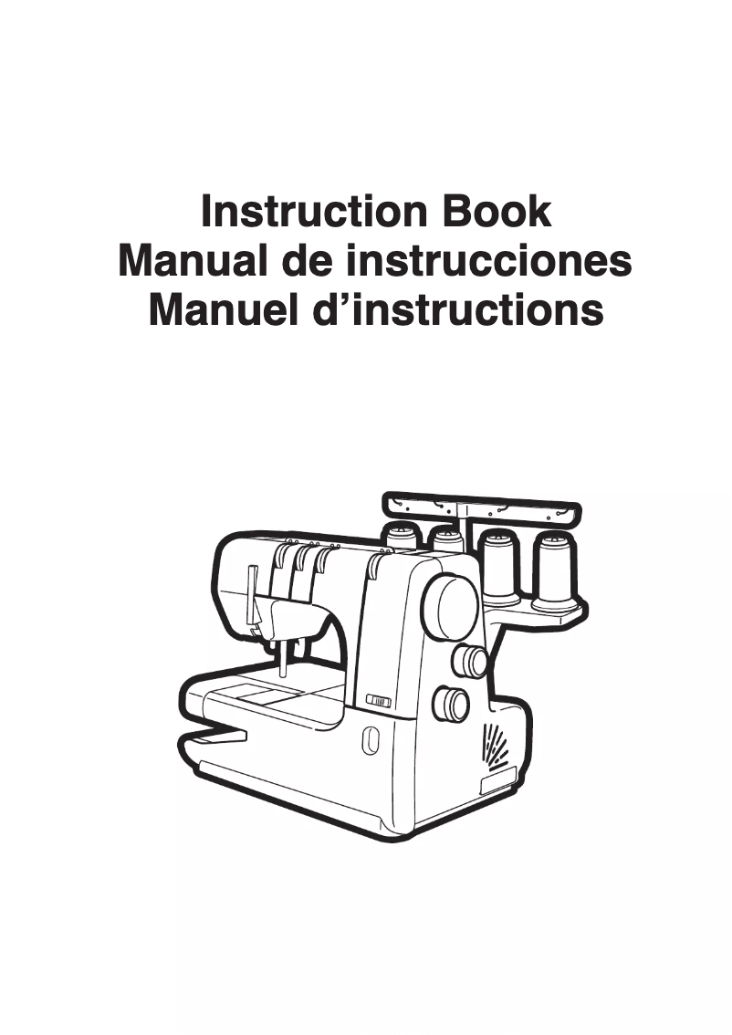 Page n°1 - Manuel utilisateur Janome CoverPro 1000CPX