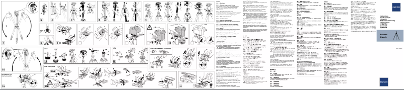 Page 1 de la notice Manuel utilisateur Gitzo GK2580TQD