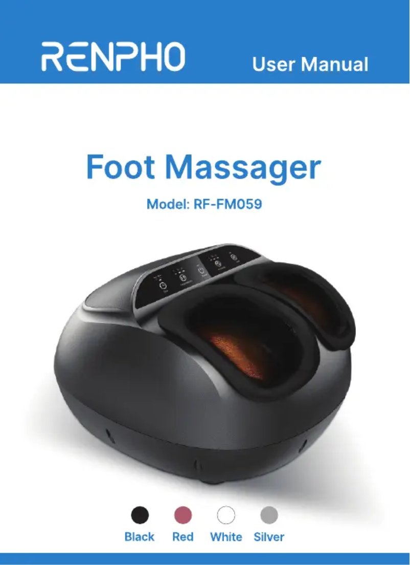 Image de la première page du manuel de l'appareil RF-FM059