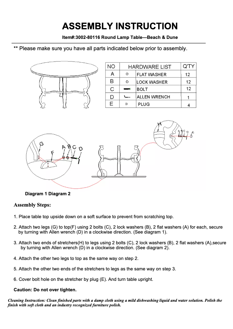 Page 1 de la notice Manuel utilisateur Hooker 3002-80116