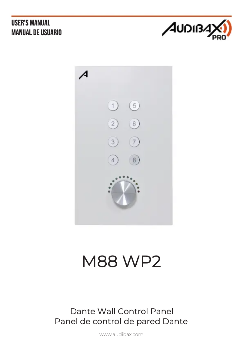 Page 1 de la notice Manuel utilisateur Audibax M88 WP2