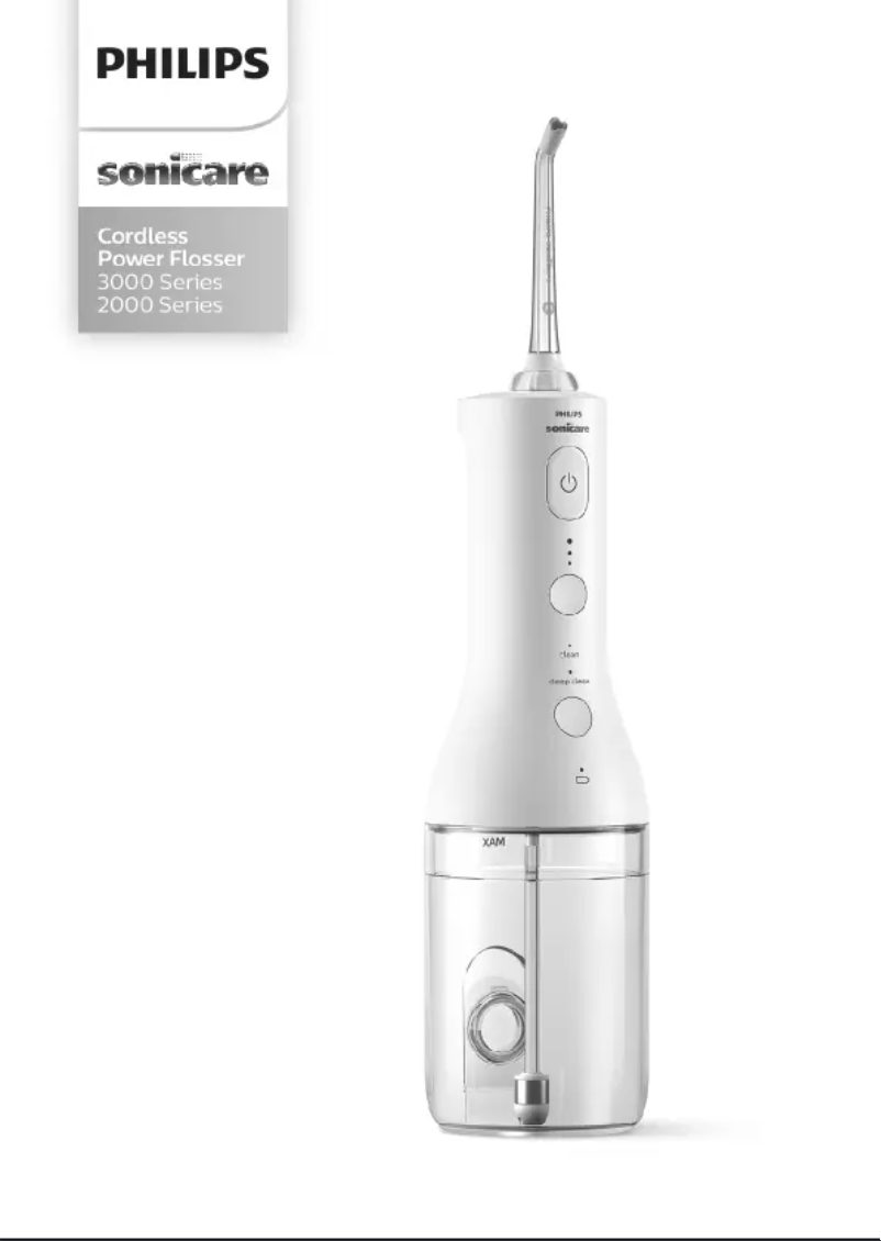 Page n°1 - Manuel utilisateur Philips Sonicare Xtreme HX3806
