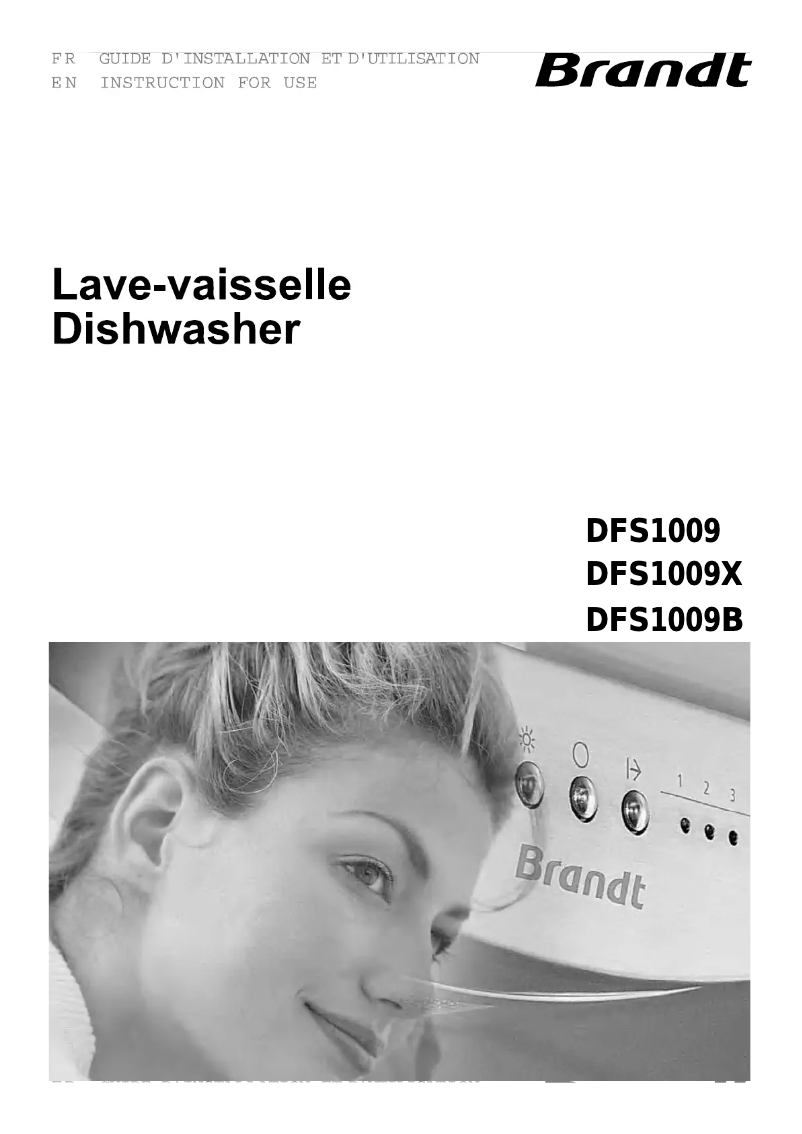 Image de la première page du manuel de l'appareil DFS1009B