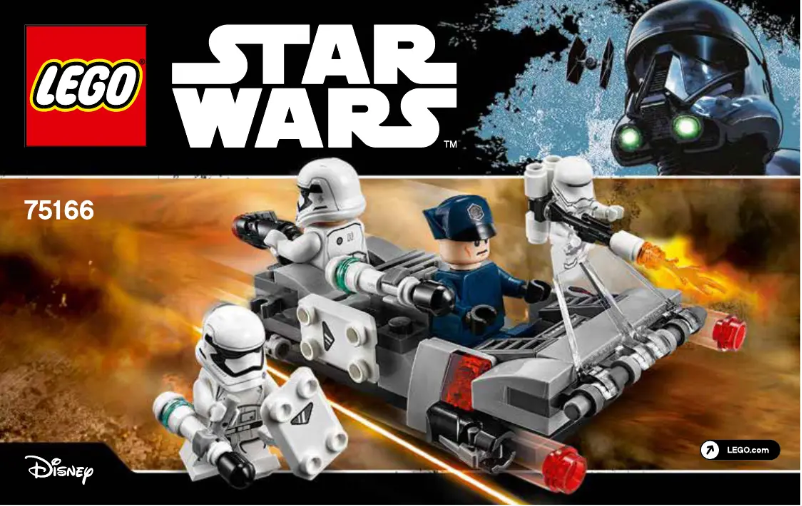 Page 1 de la notice Manuel utilisateur Lego Star Wars 75166