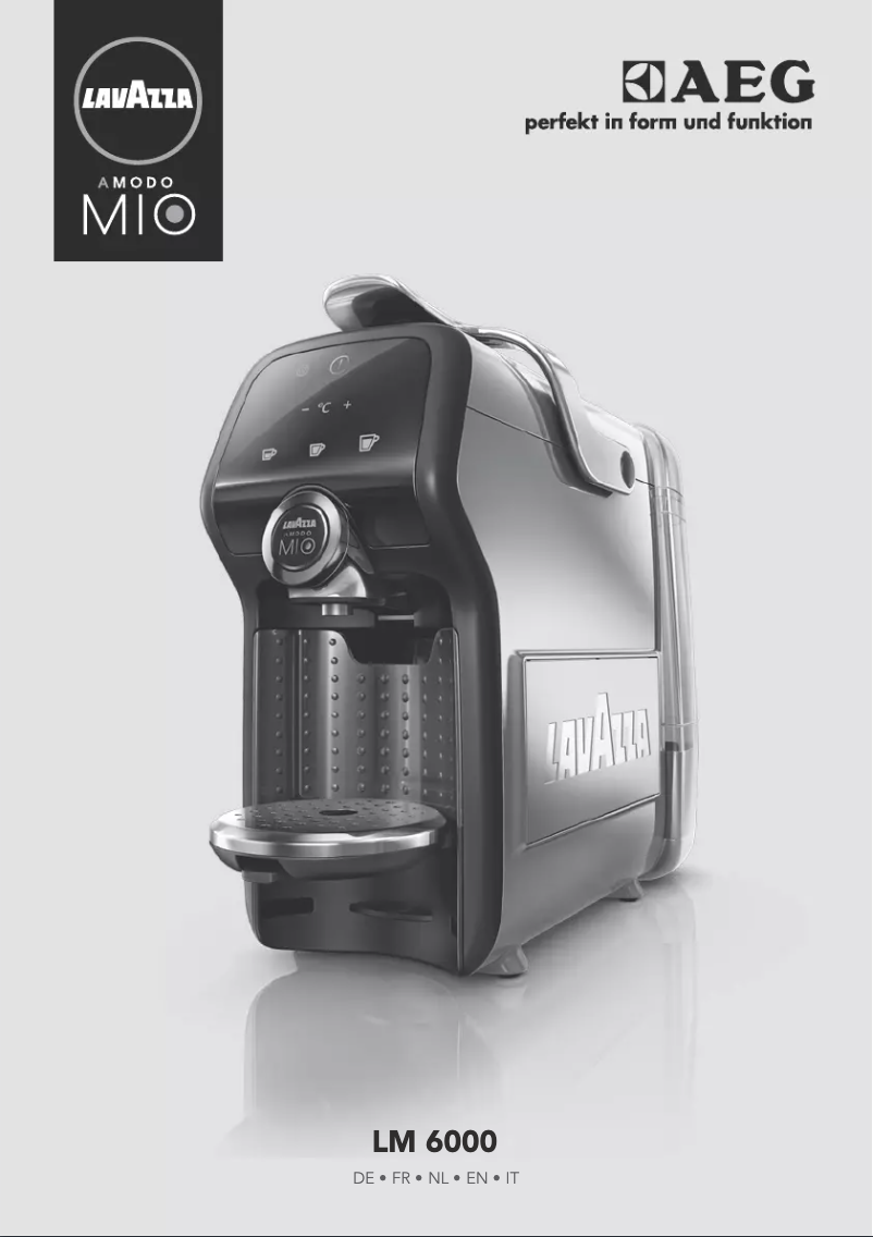 Page n°1 - Manuel utilisateur Lavazza A Modo Mio Magia LM 6000