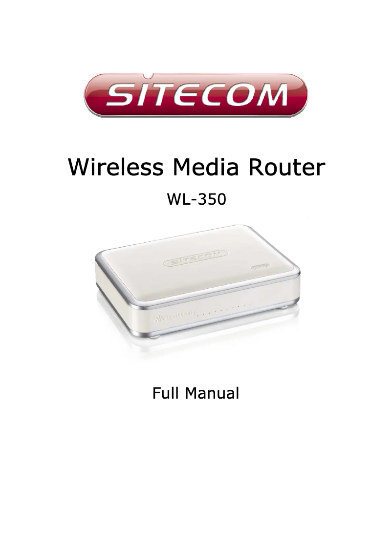 Page n°1 - Manuel utilisateur Sitecom WL-350