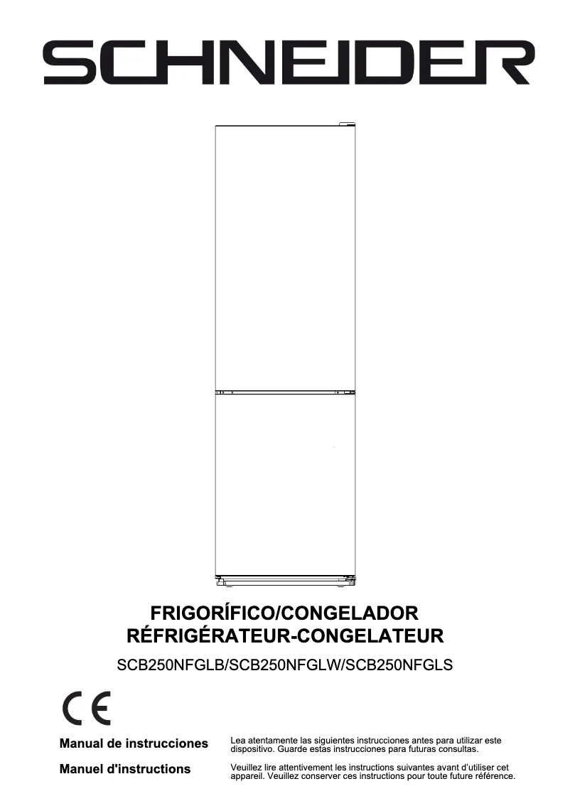 Page 1 de la notice Manuel utilisateur Schneider SCB250NFGLS