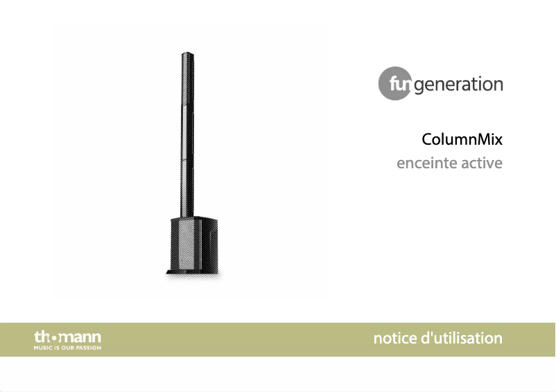Page n°1 - Manuel utilisateur Fun Generation ColumnMix