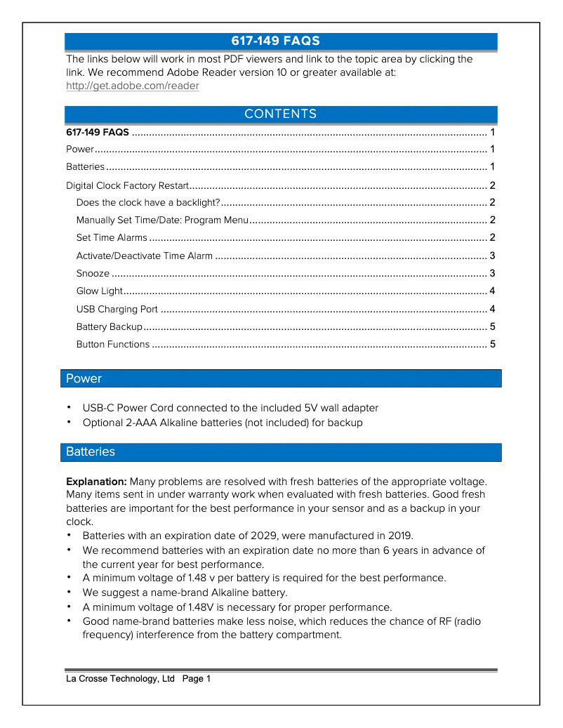 Image de la première page du manuel de l'appareil 617-149