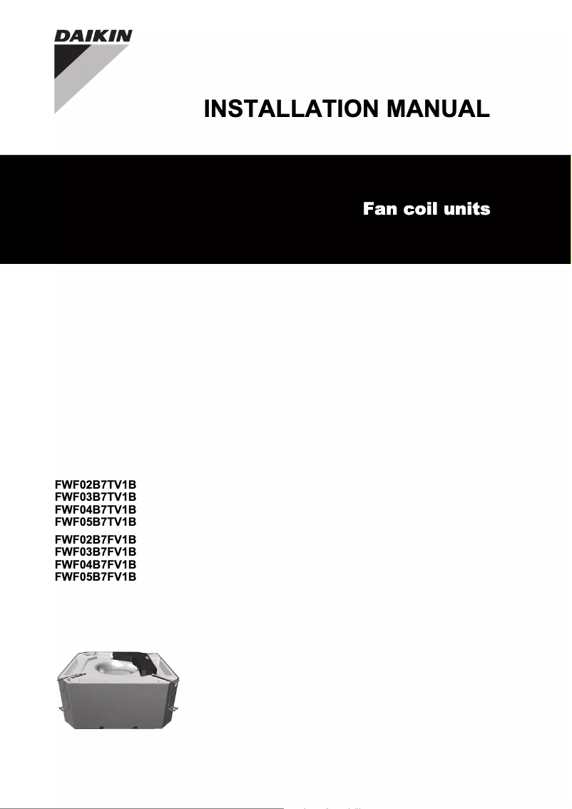 Image de la première page du manuel de l'appareil FWF02B5FV1B