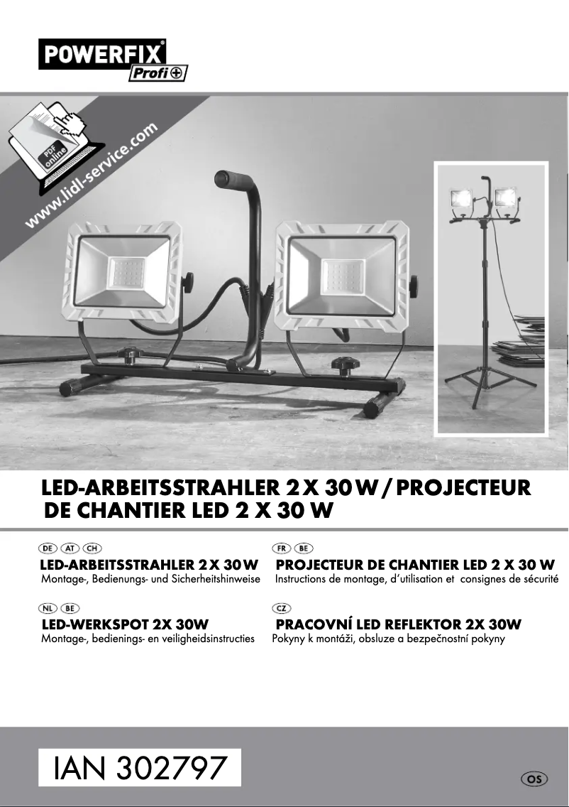 Image de la première page du manuel de l'appareil IAN 302797