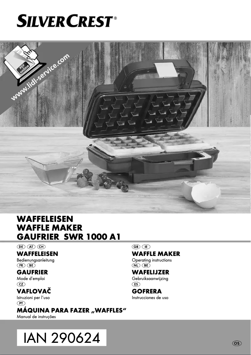 Página 1 del manual Manual de usuario SilverCrest SWEK 800 A1