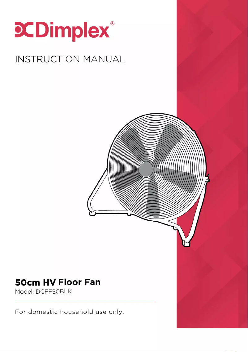 Page n°1 - Manuel utilisateur Dimplex DCFF50BLK