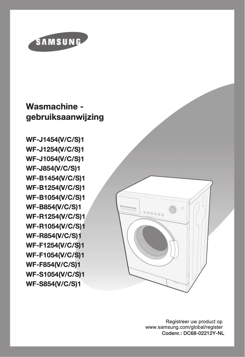 Page n°1 - Manuel utilisateur Samsung WFJ1454
