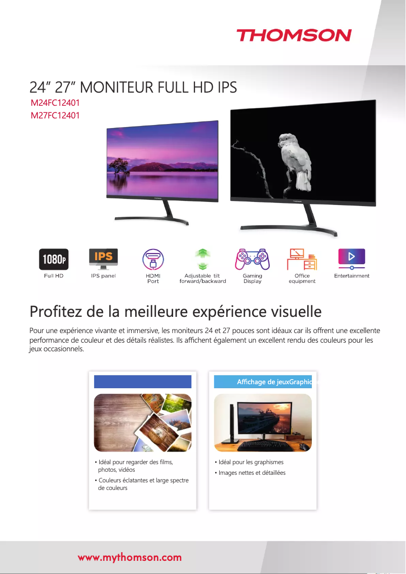 Image de la première page du manuel de l'appareil M27FC12401