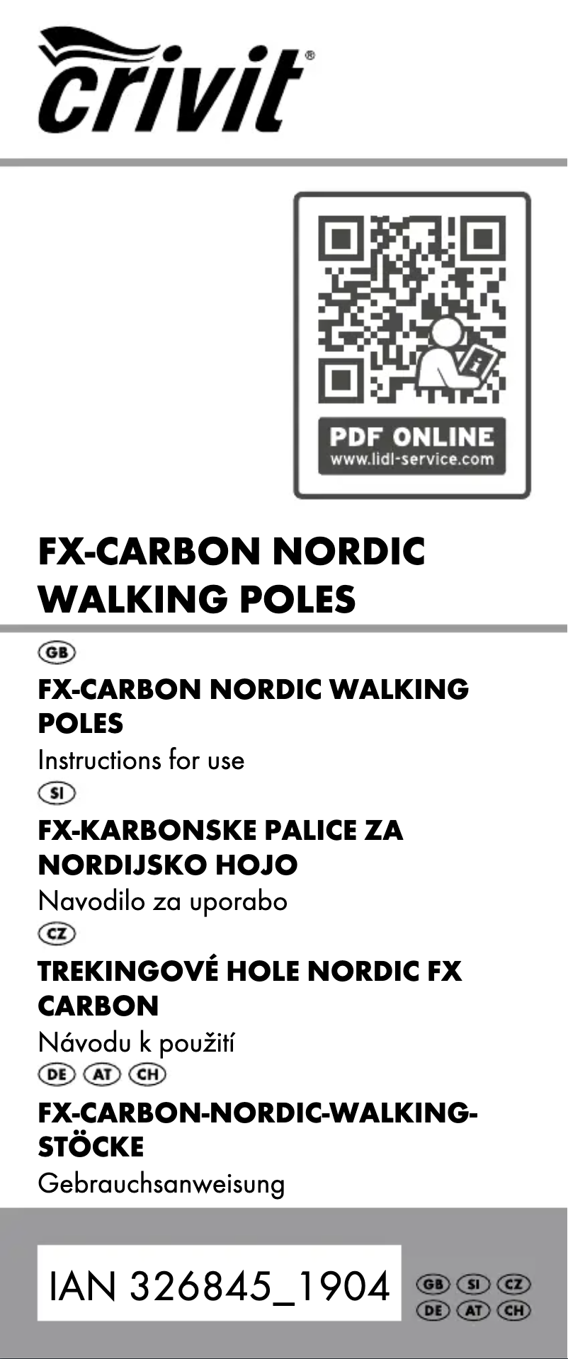 Página 1 del manual Manual de usuario Crivit IAN 326845