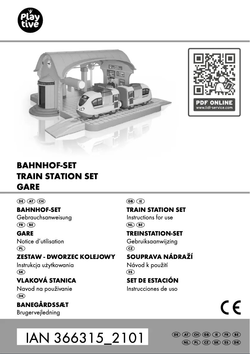 Page 1 de la notice Manuel utilisateur Playtive IAN 366315