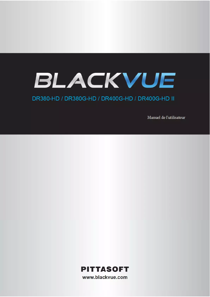 Page n°1 - Manuel utilisateur BlackVue DR380-HD