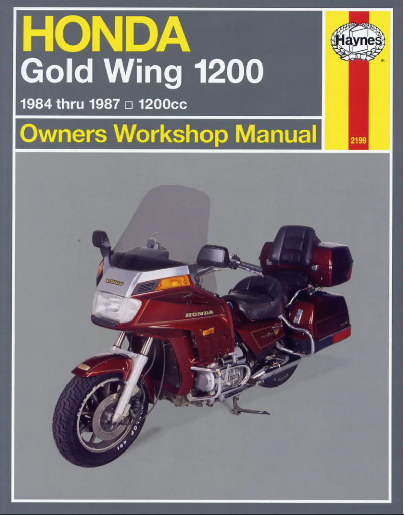 Image de la première page du manuel de l'appareil Gold Wing 1200 (1984)