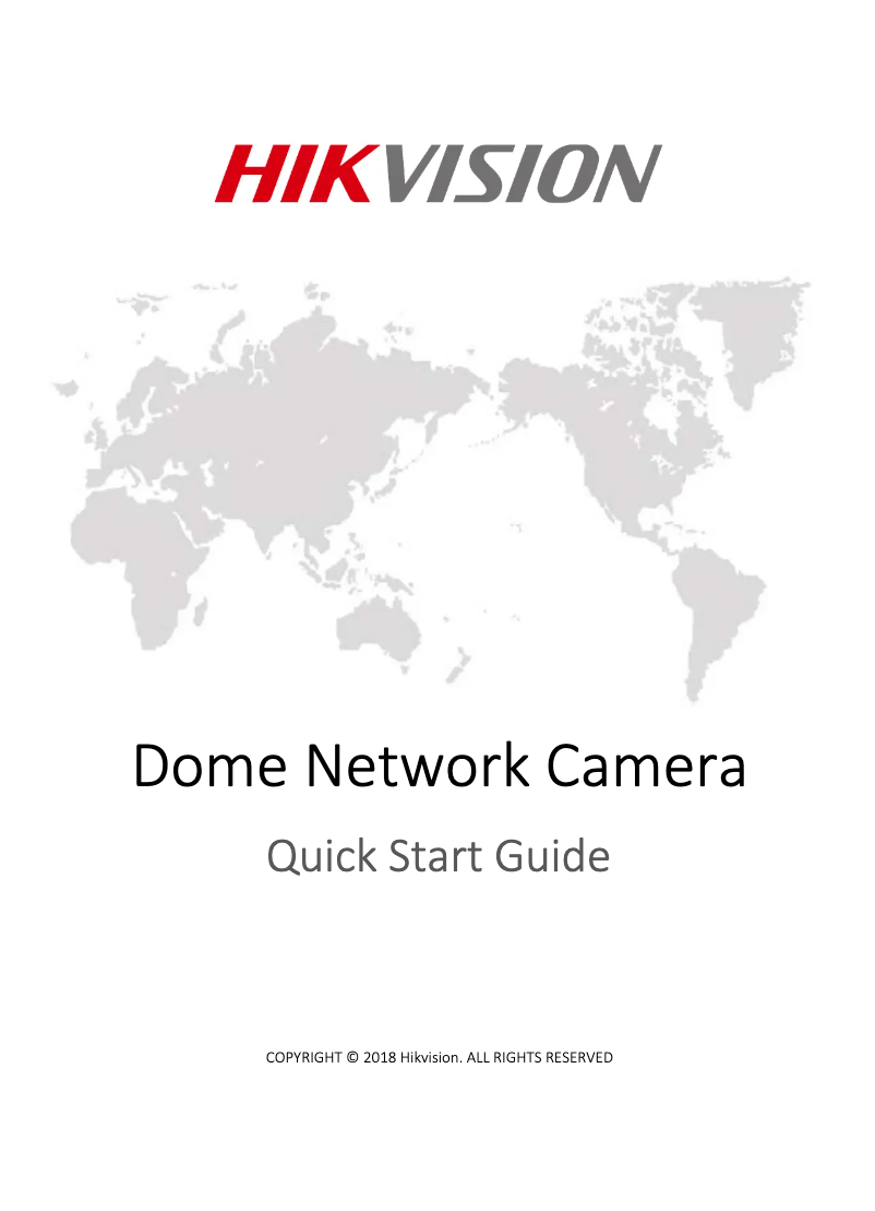 Page 1 de la notice Guide de démarrage rapide Hikvision DS-2XM6736G0-IDM