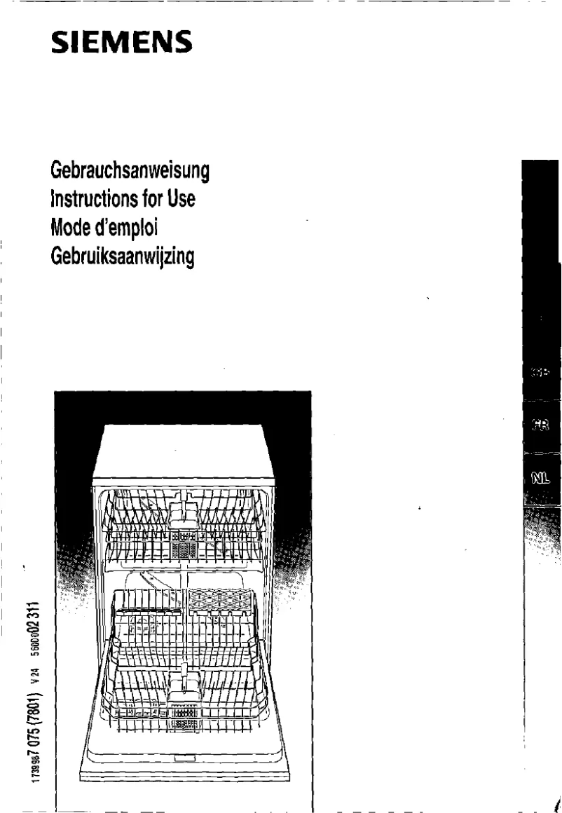 Page 1 de la notice Manuel utilisateur Siemens SL68590