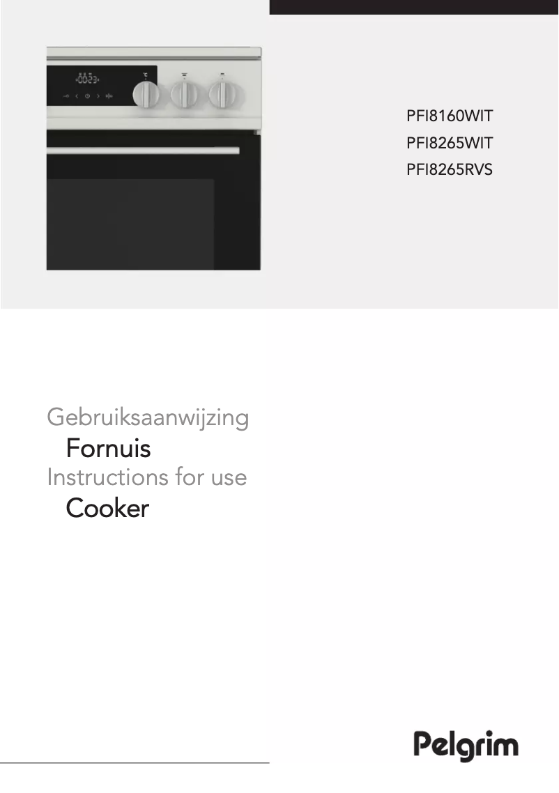 Page 1 de la notice Manuel utilisateur Pelgrim PFI8265RVS