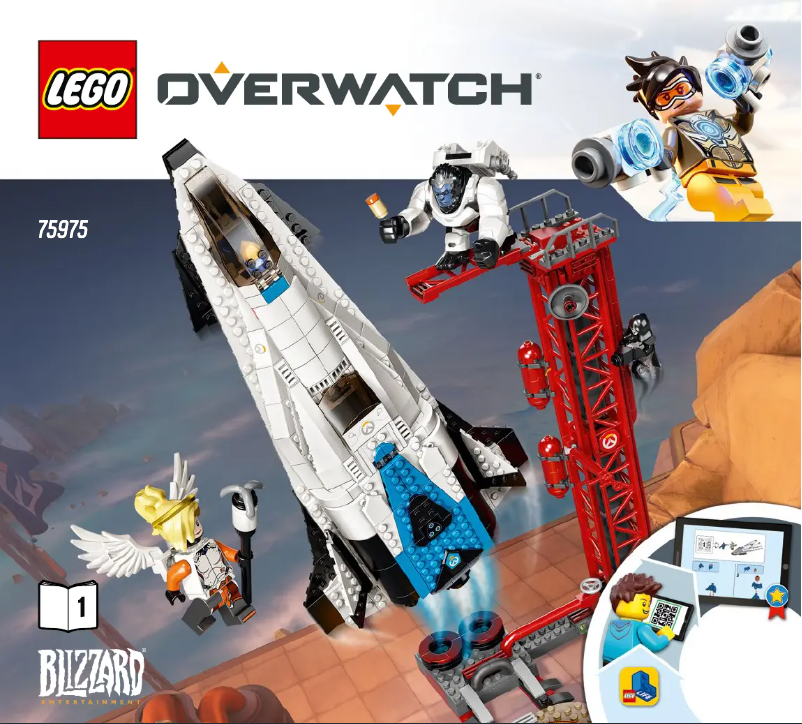 Page 1 de la notice Manuel utilisateur Lego Overwatch 75975