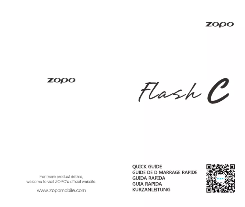 Imagen de la primera página del manual del dispositivo Flash C