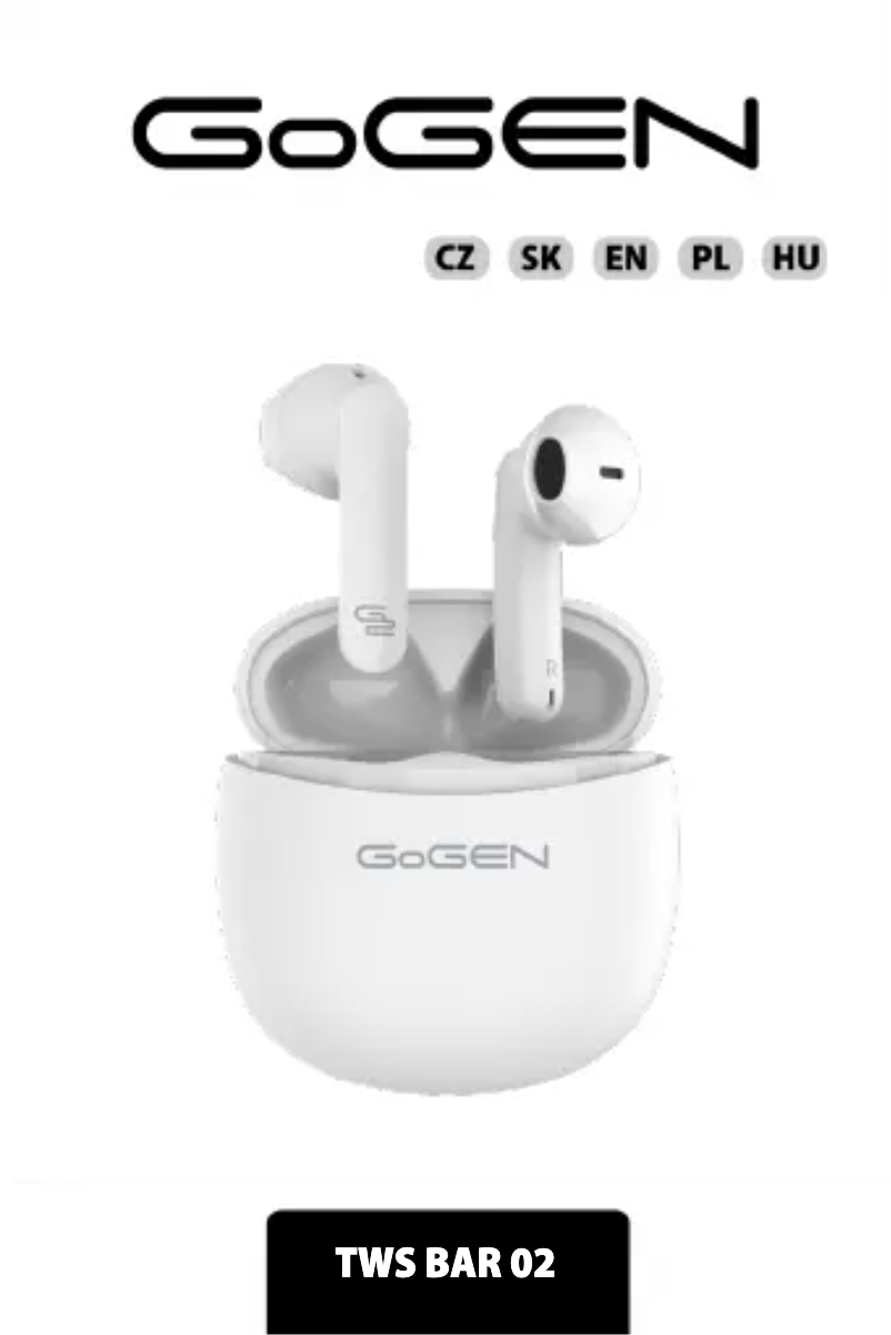 Image de la première page du manuel de l'appareil TWS  BAR evo 2