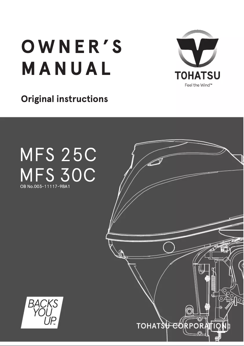 Image de la première page du manuel de l'appareil MFS30C