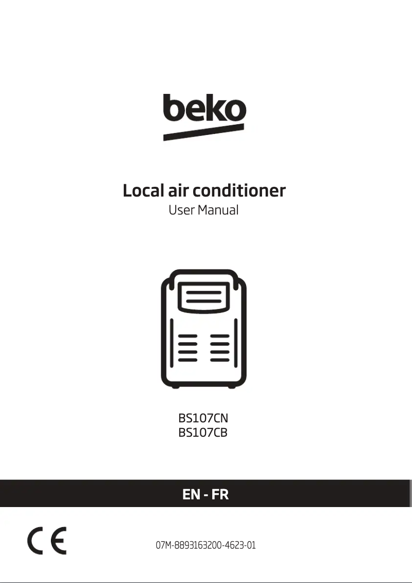 Page 1 de la notice Manuel utilisateur Beko BS107CB