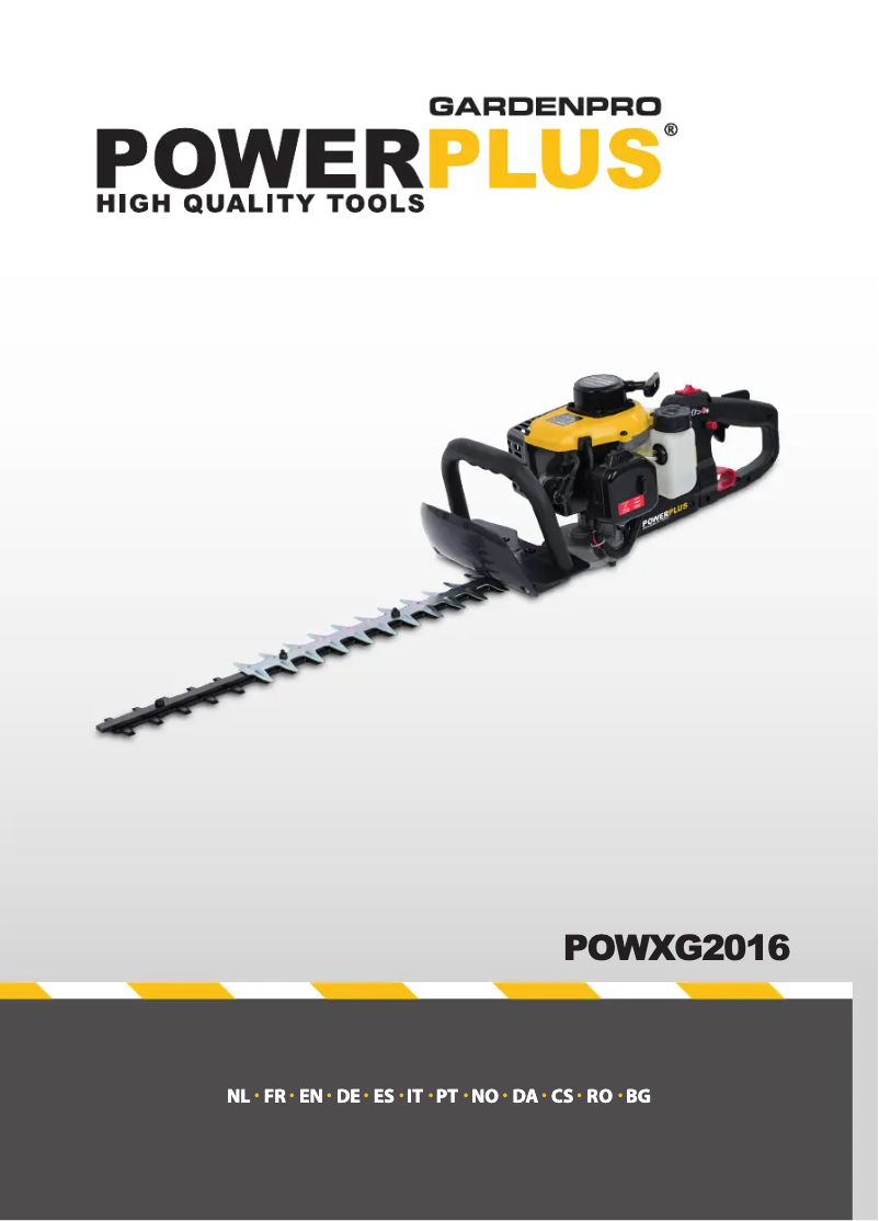 Image de la première page du manuel de l'appareil POWXG2016