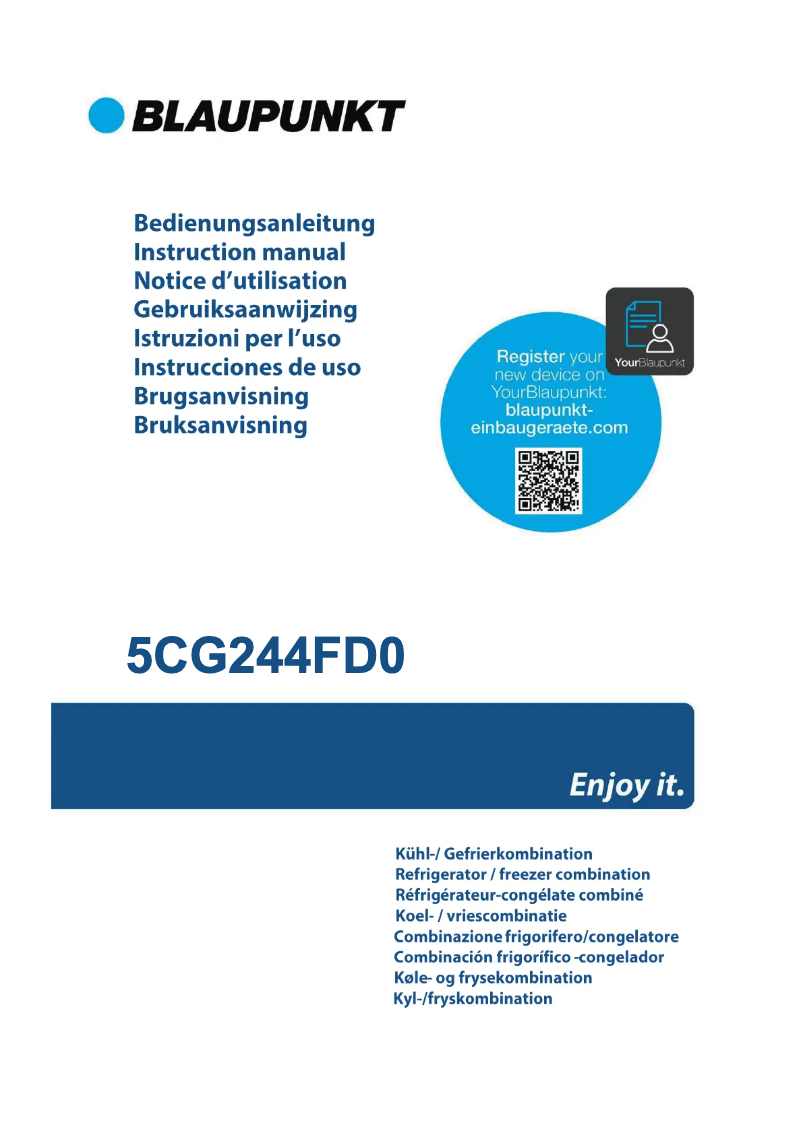 Image de la première page du manuel de l'appareil 5CG244FD0