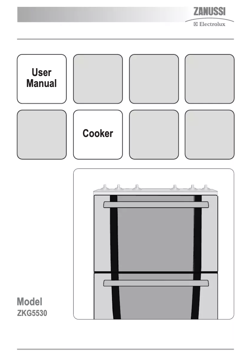 Página 1 del manual Manual de usuario Zanussi-Electrolux ZKG5530SN
