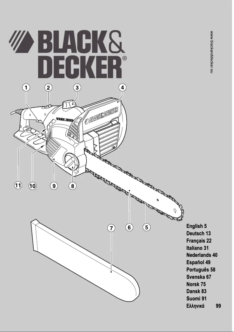 Page n°1 - Manuel utilisateur Black & Decker GK1930T