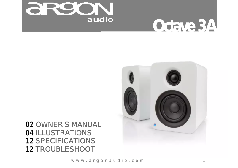 Página 1 del manual Manual de usuario Argon Octave 3A