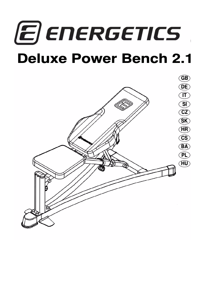 Page 1 de la notice Manuel utilisateur Energetics Deluxe Power Bench 2.1