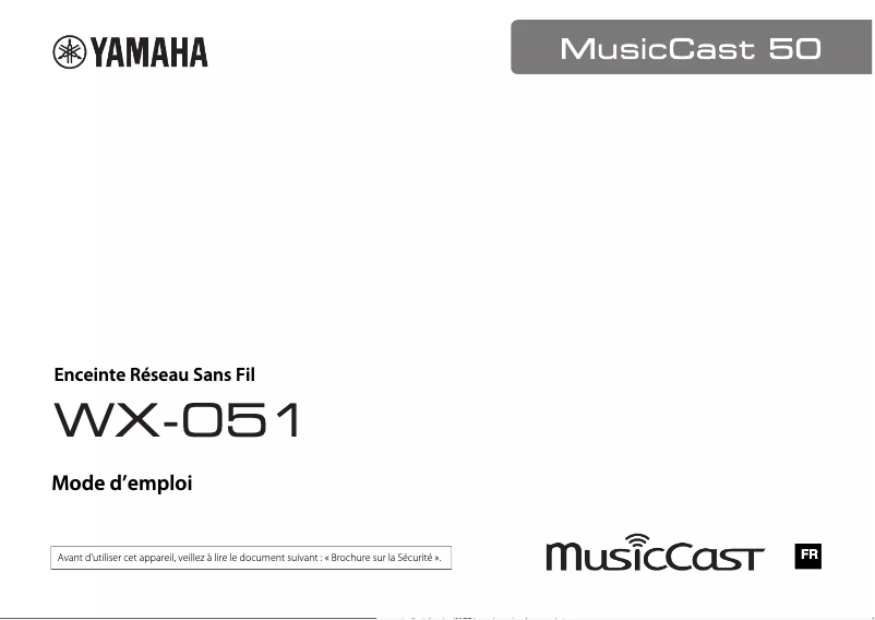 Page n°1 - Manuel utilisateur Yamaha MusicCast 50 WX-051