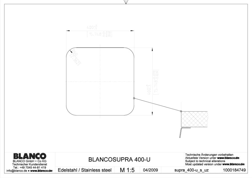Image de la première page du manuel de l'appareil SUPRA 400-U