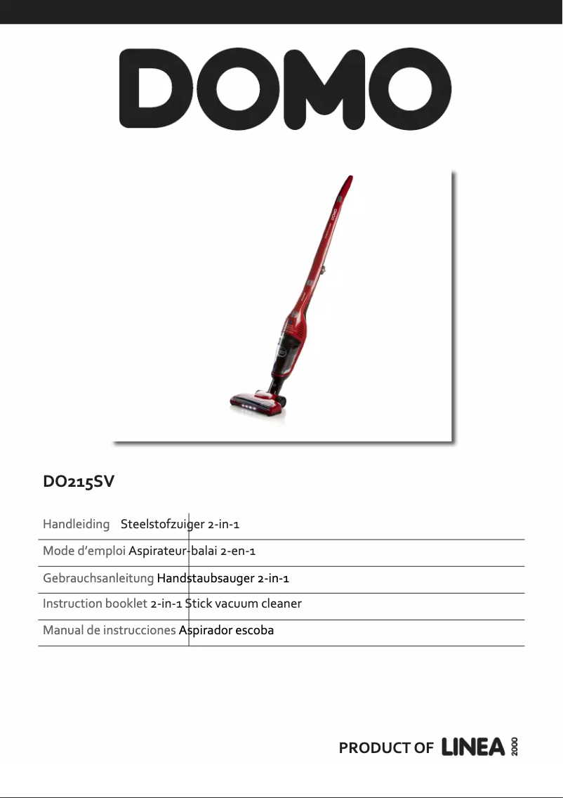 Image de la première page du manuel de l'appareil DO215SV