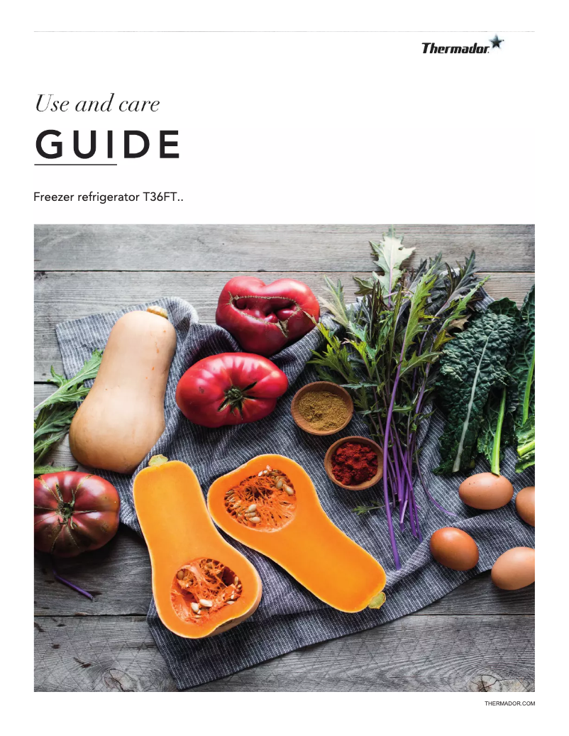 Page 1 de la notice Manuel utilisateur Thermador T36FT810NS