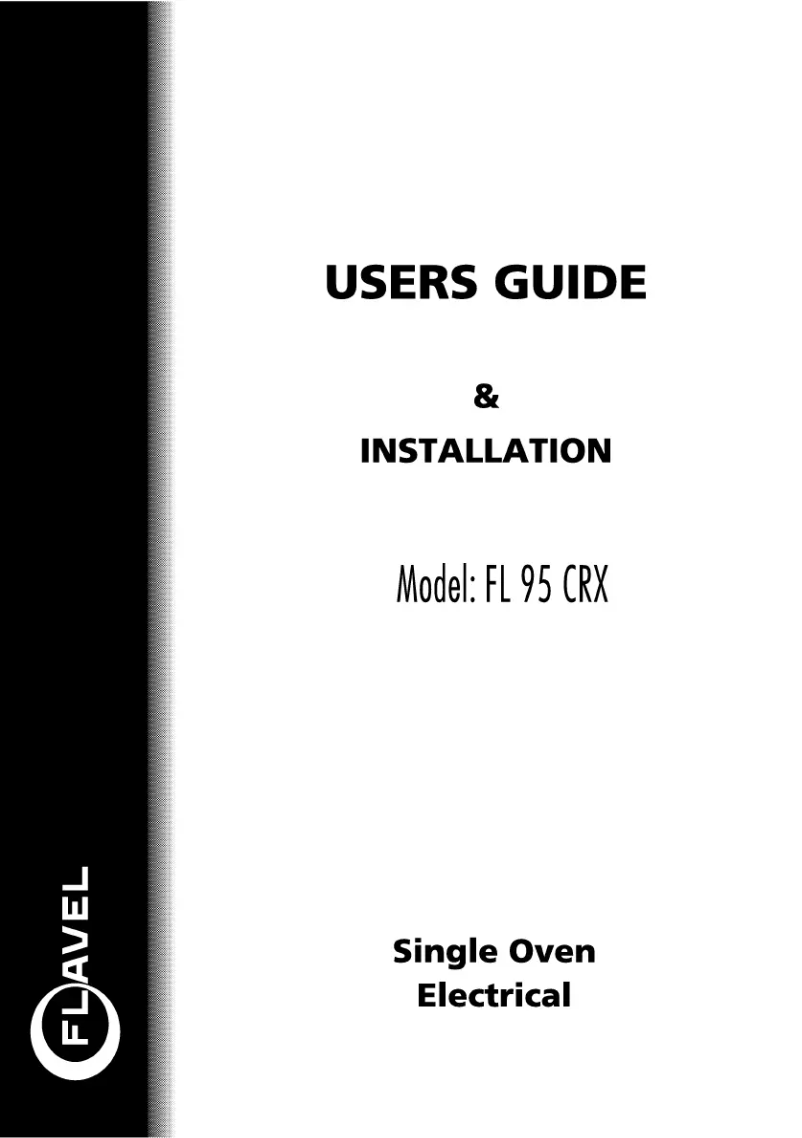 Page n°1 - Manuel utilisateur Flavel FL95CR